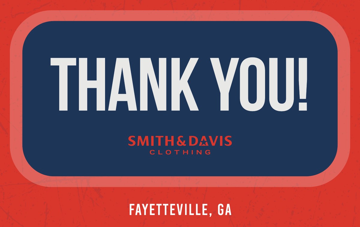 Thank You gift card design